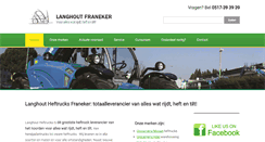 Desktop Screenshot of langhout-heftrucks.nl